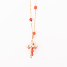 Charger l'image dans la galerie, Sautoir en or et corail
