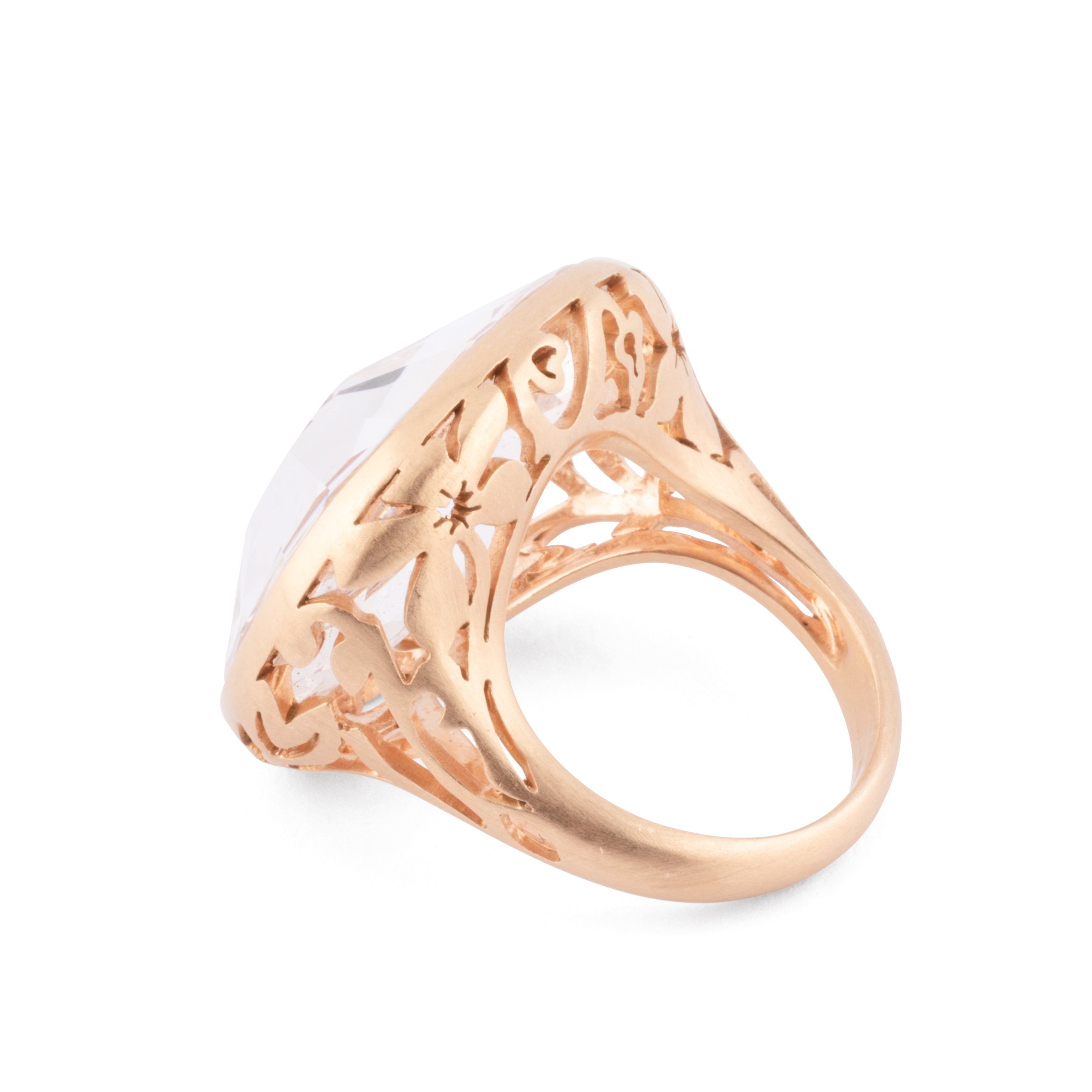 Bague signée Pomellato, Arabesque en or rose
