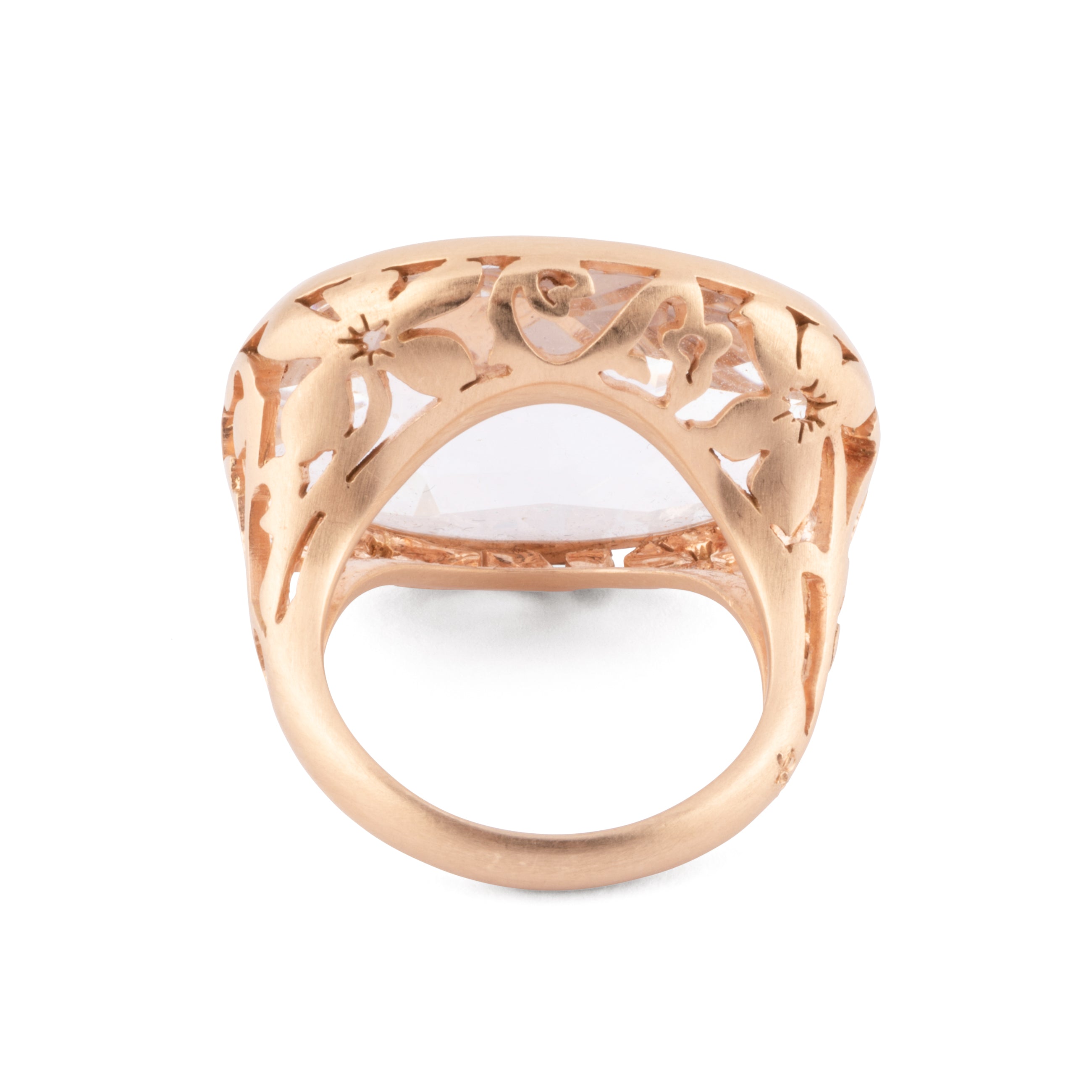 Bague signée Pomellato, Arabesque en or rose