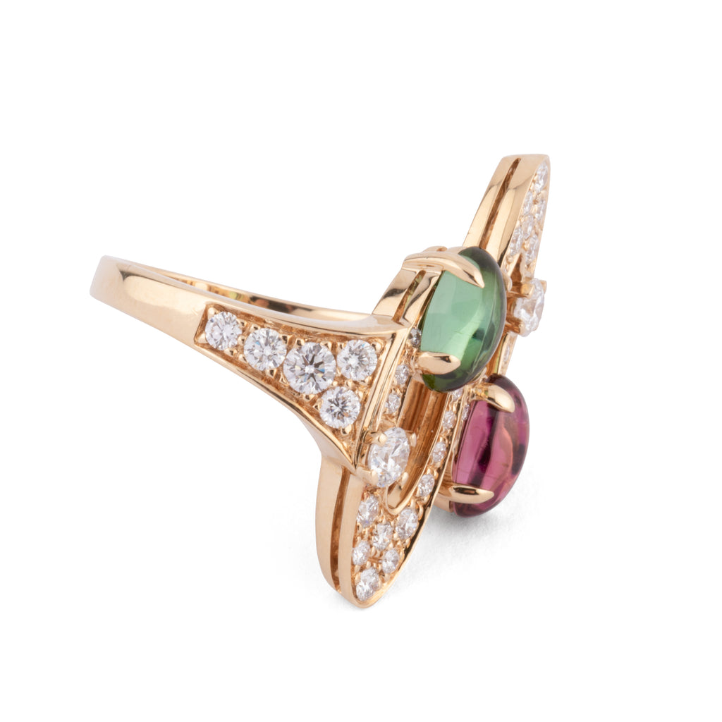 Bague or jaune de la maison Bvlgari modèle Elisia