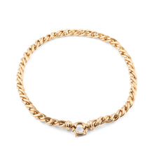 Charger l'image dans la galerie, Collier en or jaune maille jaseron
