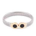 Bracelet en or et acier de la maison Bvlgari