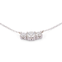Charger l'image dans la galerie, Collier or gris 3 diamants
