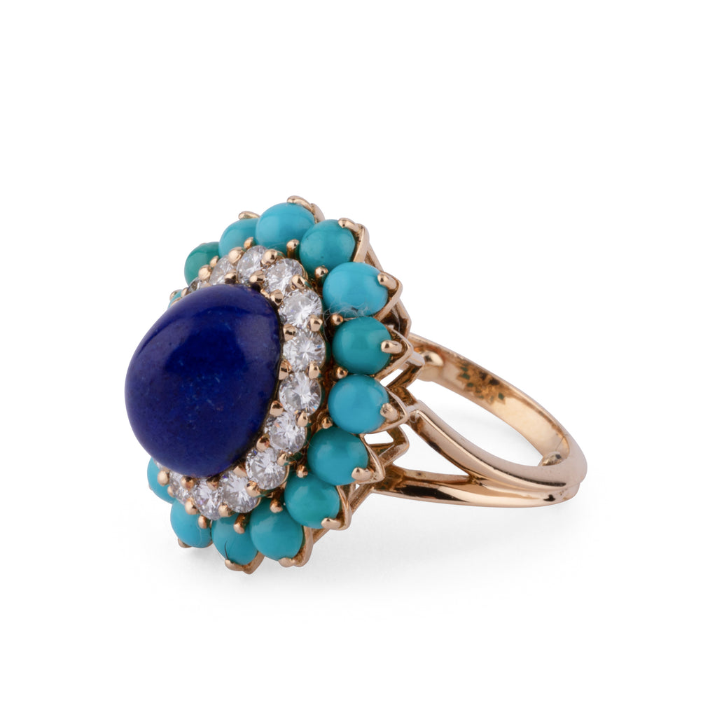 Bague cocktail en or jaune de la maison Boucheron