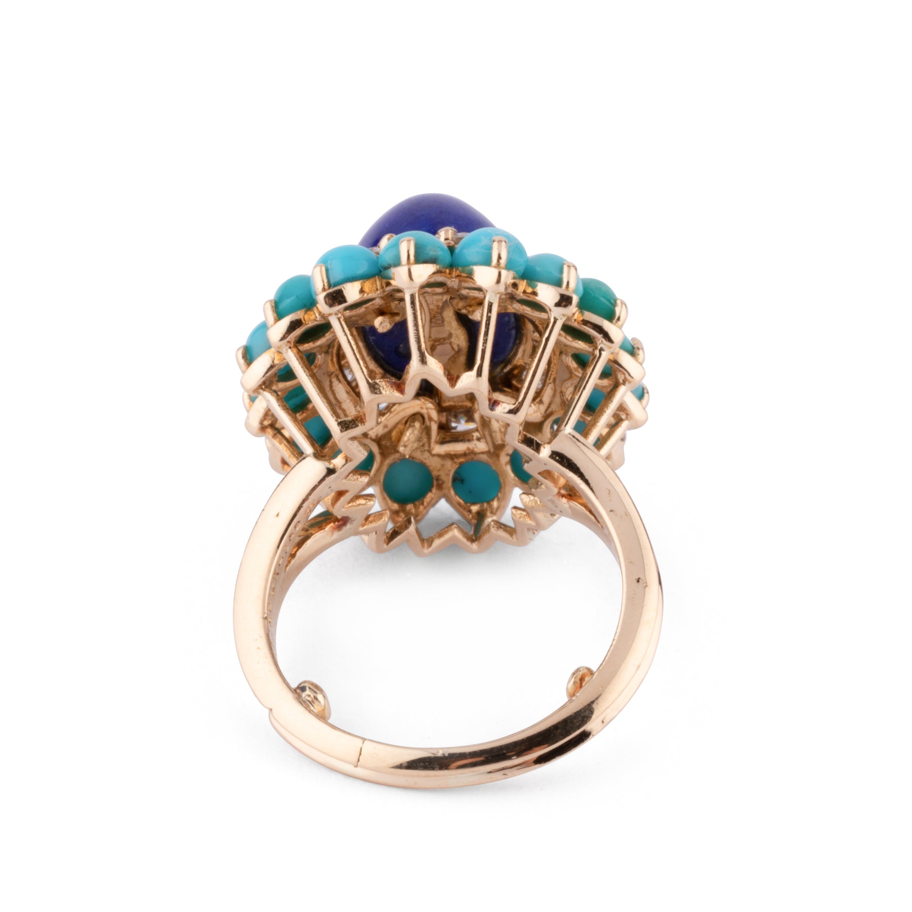 Bague cocktail en or jaune de la maison Boucheron