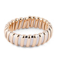 Bracelet or et acier de la maison Bvlgari