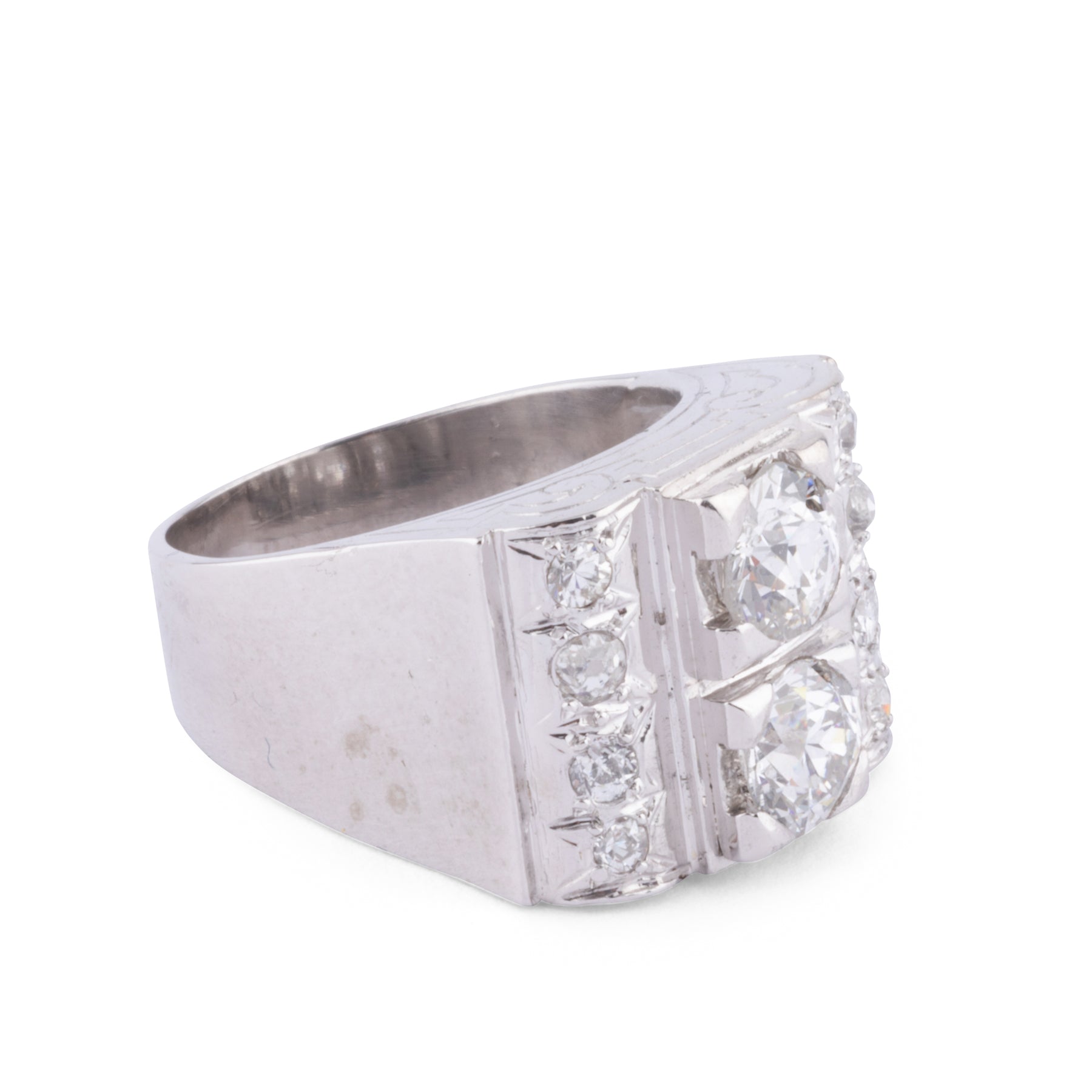 Bague platine en diamant 1930