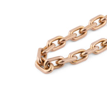 Charger l'image dans la galerie, Collier en or jaune maille força limé
