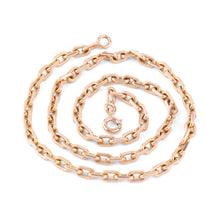 Charger l'image dans la galerie, Collier en or jaune maille força limé
