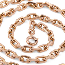 Charger l'image dans la galerie, Collier en or jaune maille força limé
