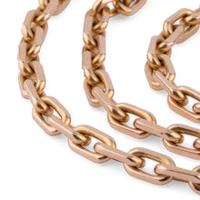 Charger l'image dans la galerie, Collier en or jaune maille força limé
