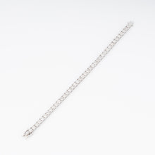 Charger l'image dans la galerie, Bracelet riviere et or gris orné de diamant
