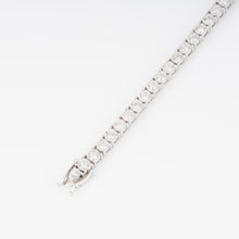 Charger l'image dans la galerie, Bracelet riviere et or gris orné de diamant
