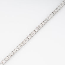 Charger l'image dans la galerie, Bracelet riviere et or gris orné de diamant
