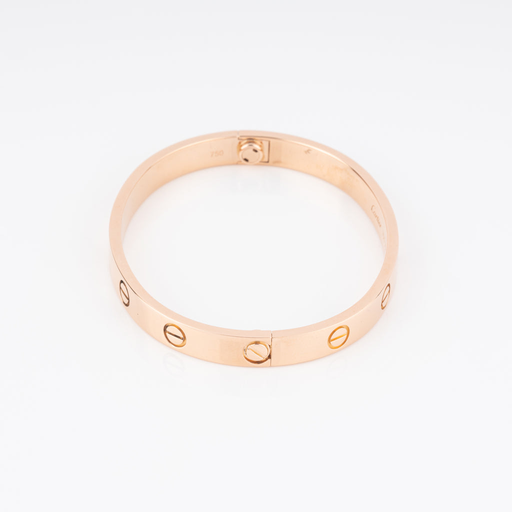 Bracelet or rose de la maison Cartier  collection Love grand modèle