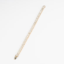 Charger l'image dans la galerie, Bracelet riviere or et platine orné de diamant taille brillant
