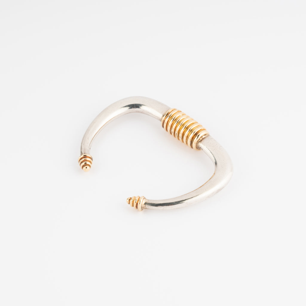Bracelet rigide argent et or de la maison Zolotas