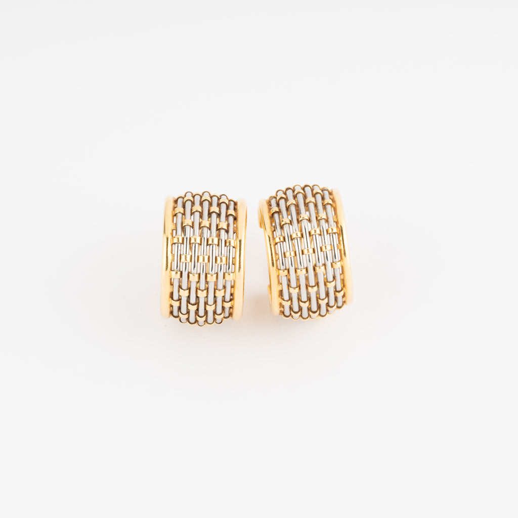 Paire de créoles signée de la maison Cartier