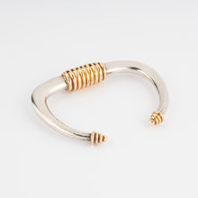 Charger l'image dans la galerie, Bracelet rigide argent et or de la maison Zolotas
