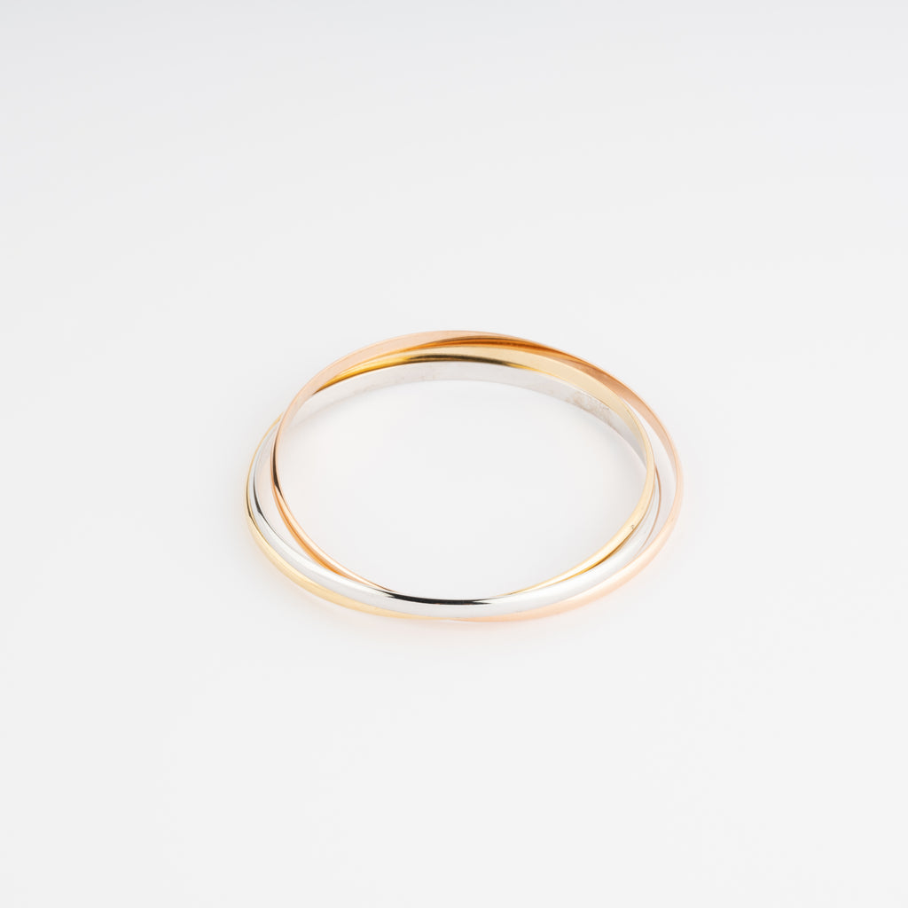 Bracelet 3 ors de Cartier modèle Trinity