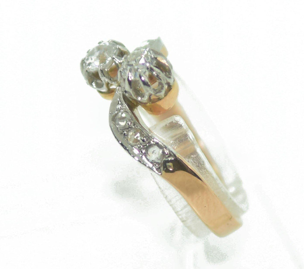 Bague toi & moi diamant - adalgyseboutique
