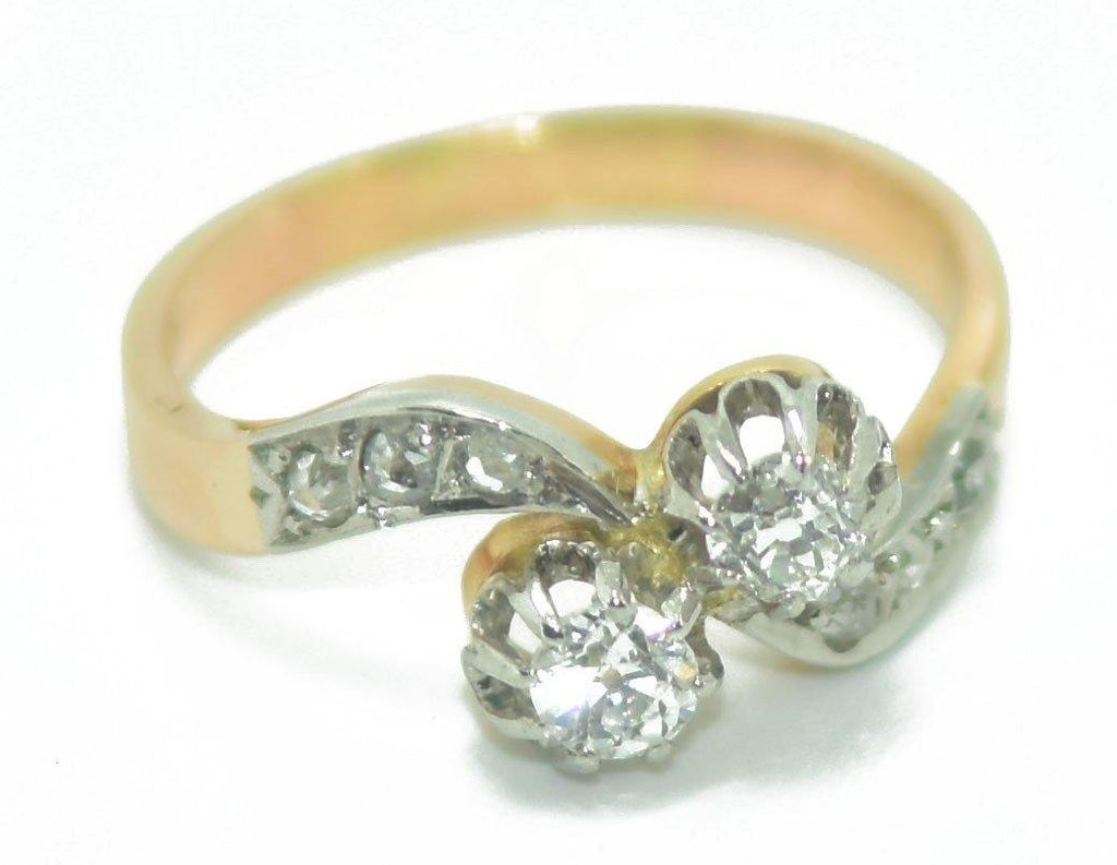 Bague toi & moi diamant - adalgyseboutique