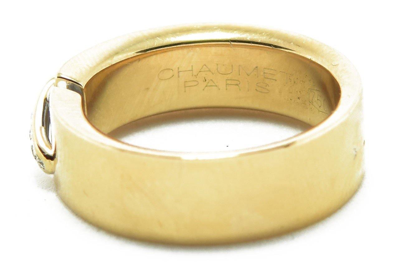 Bague Signée Chaumet or jaune et diamant - adalgyseboutique
