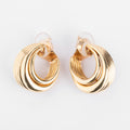 Paire de créoles or jaune  maison Van Cleef And Arpels