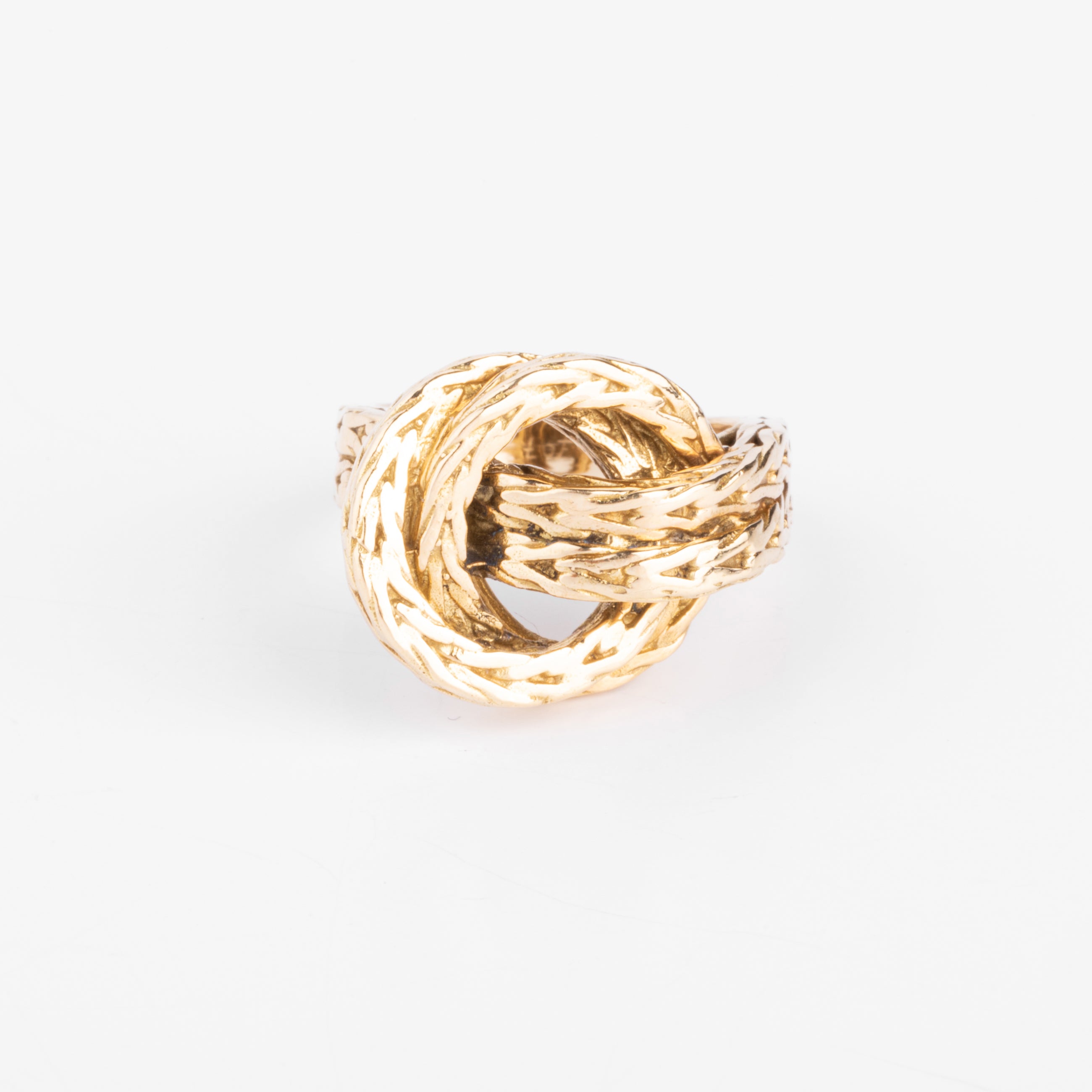 Bague or jaune signé Hermès collection Vendôme
