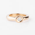 Bague or jaune et diamant de la maison Chaumet