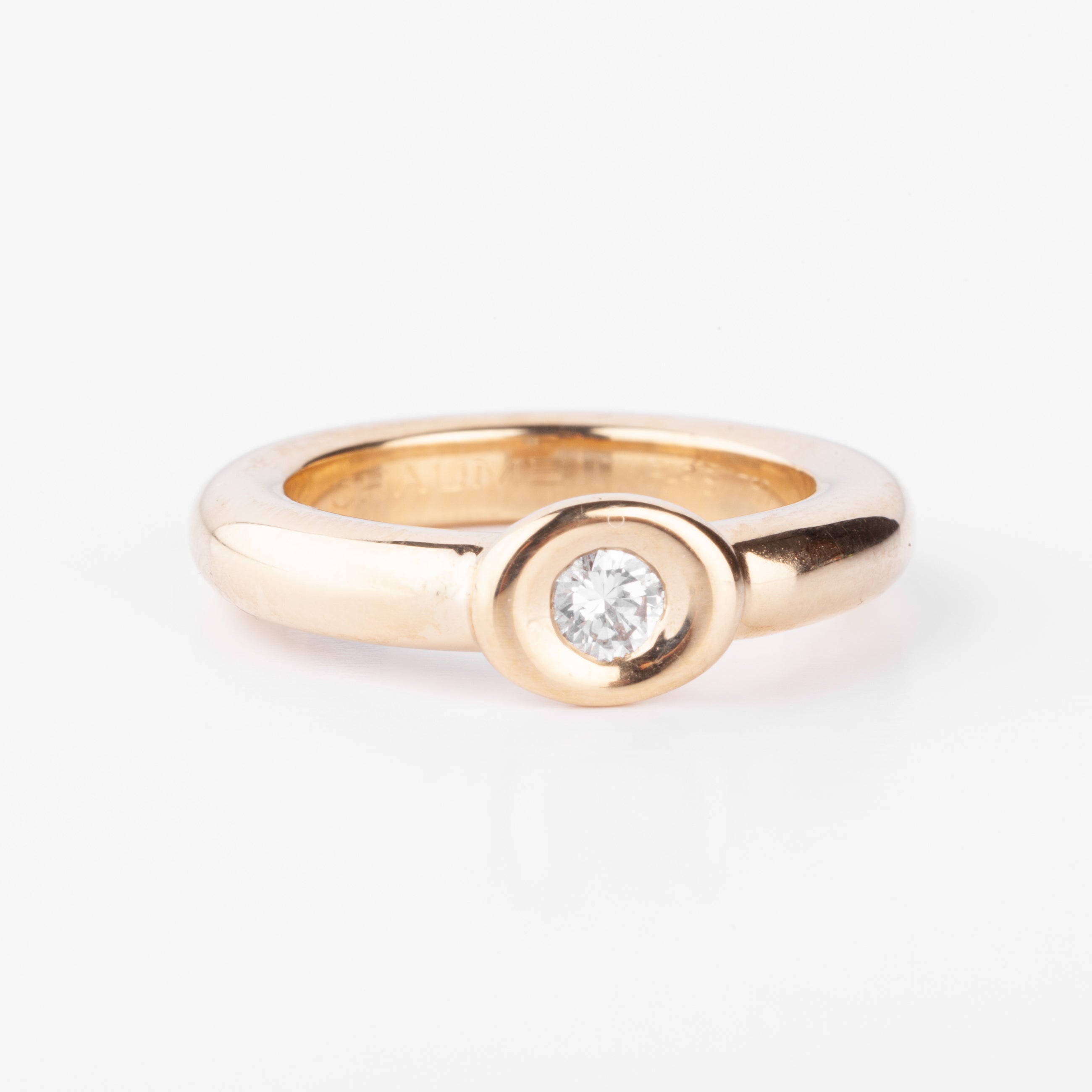 Bague or jaune et diamant de la maison Chaumet