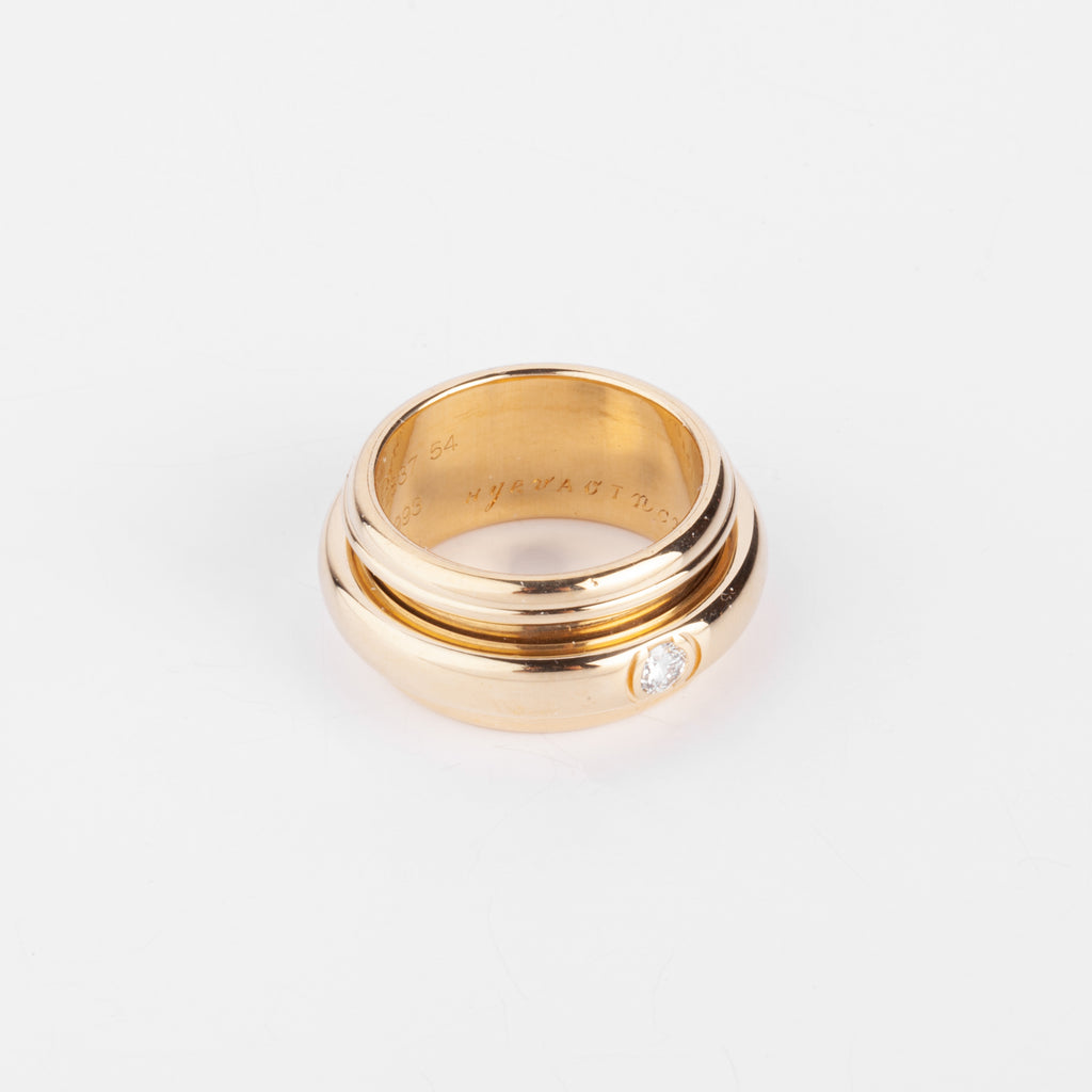 Bague or jaune et diamants de la maison Piaget modèle Possession