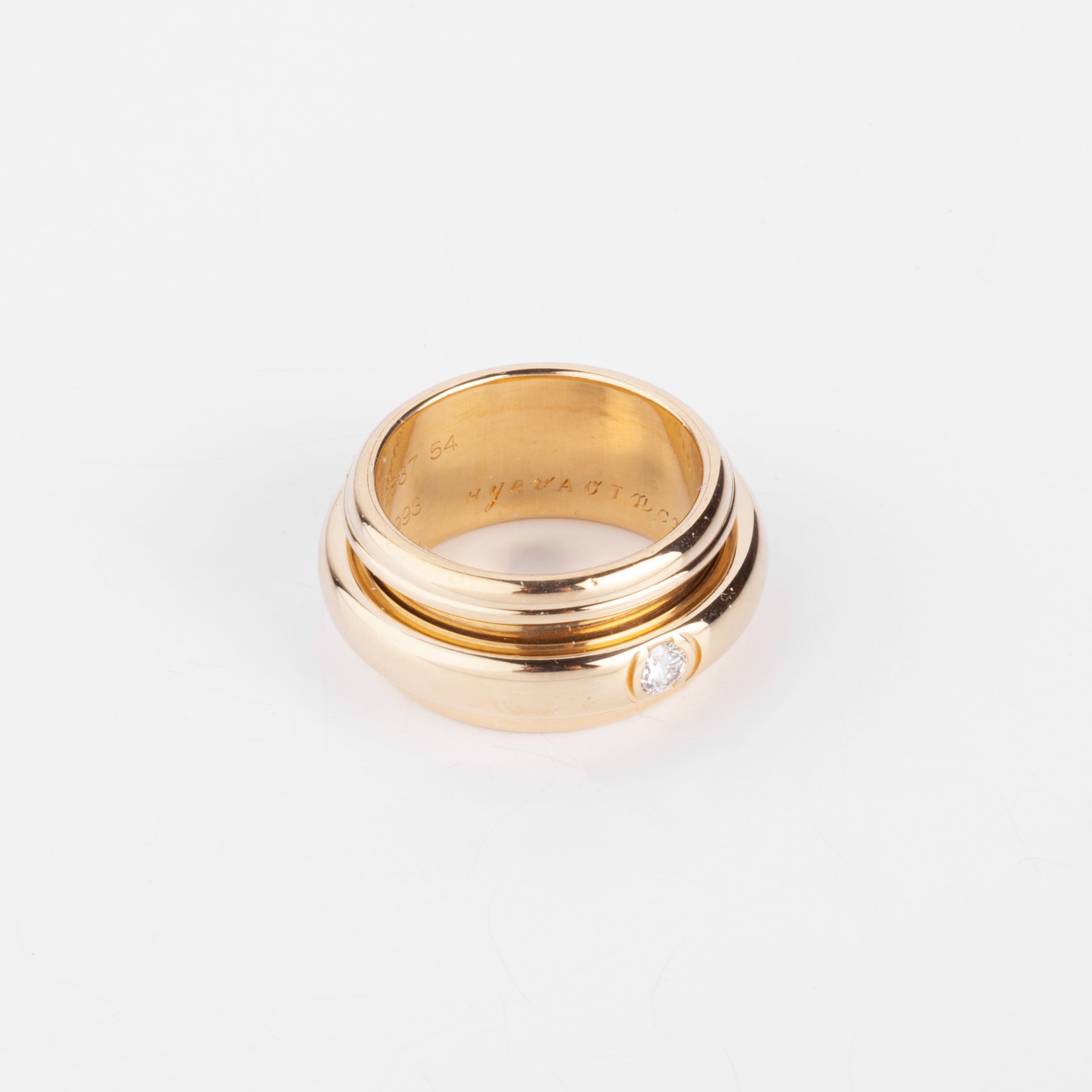 Bague or jaune et diamants de la maison Piaget modèle Possession