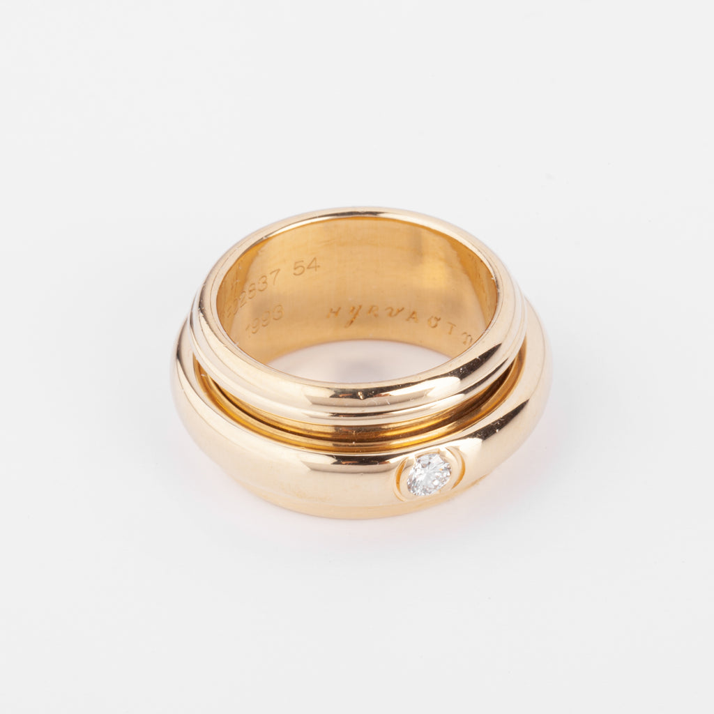 Bague or jaune et diamants de la maison Piaget modèle Possession