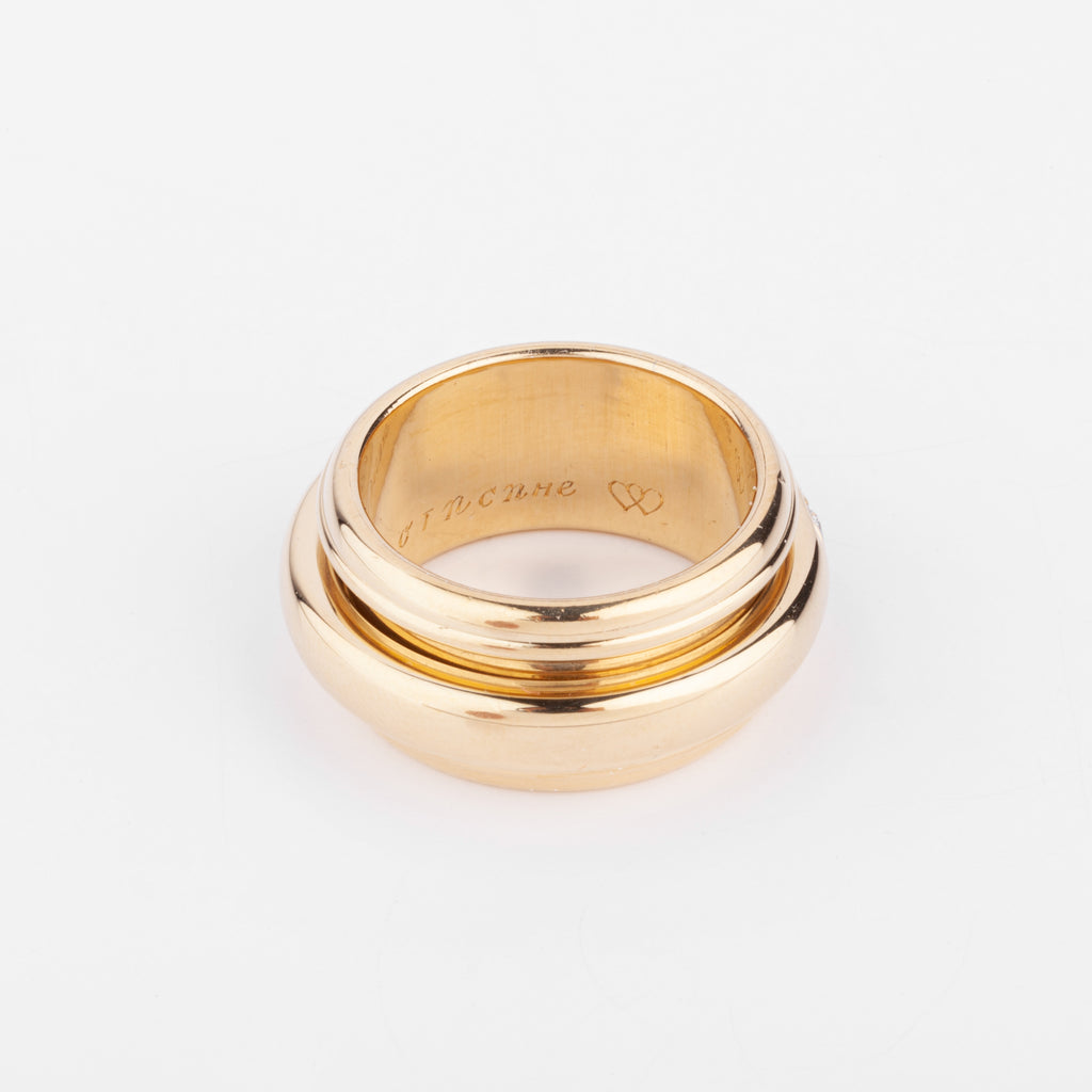 Bague or jaune et diamants de la maison Piaget modèle Possession