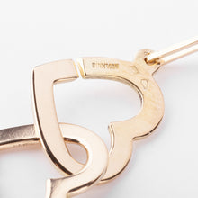 Charger l'image dans la galerie, Collier or rose Dinh Van formant 2 cœurs
