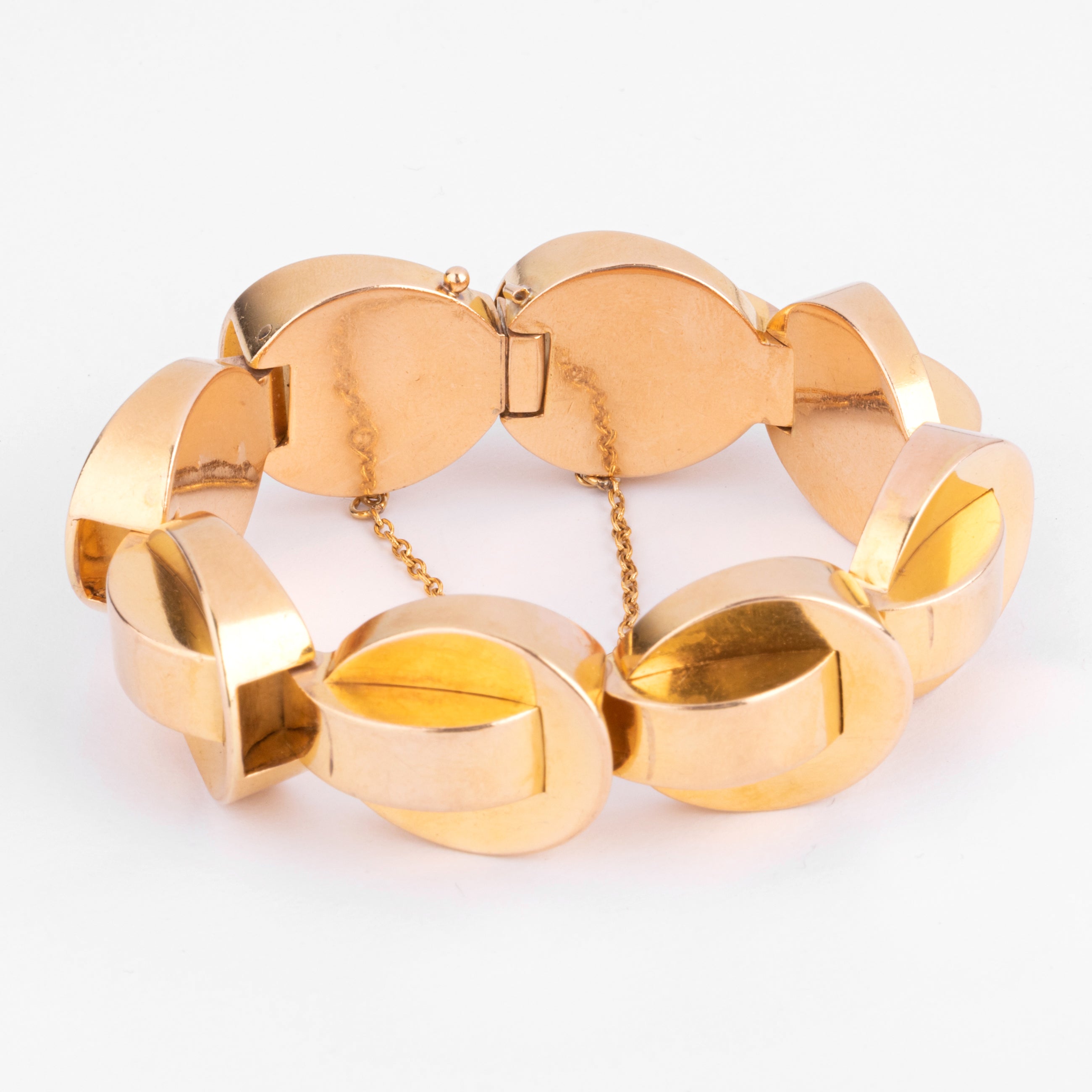 Bracelet Tank en or jaune