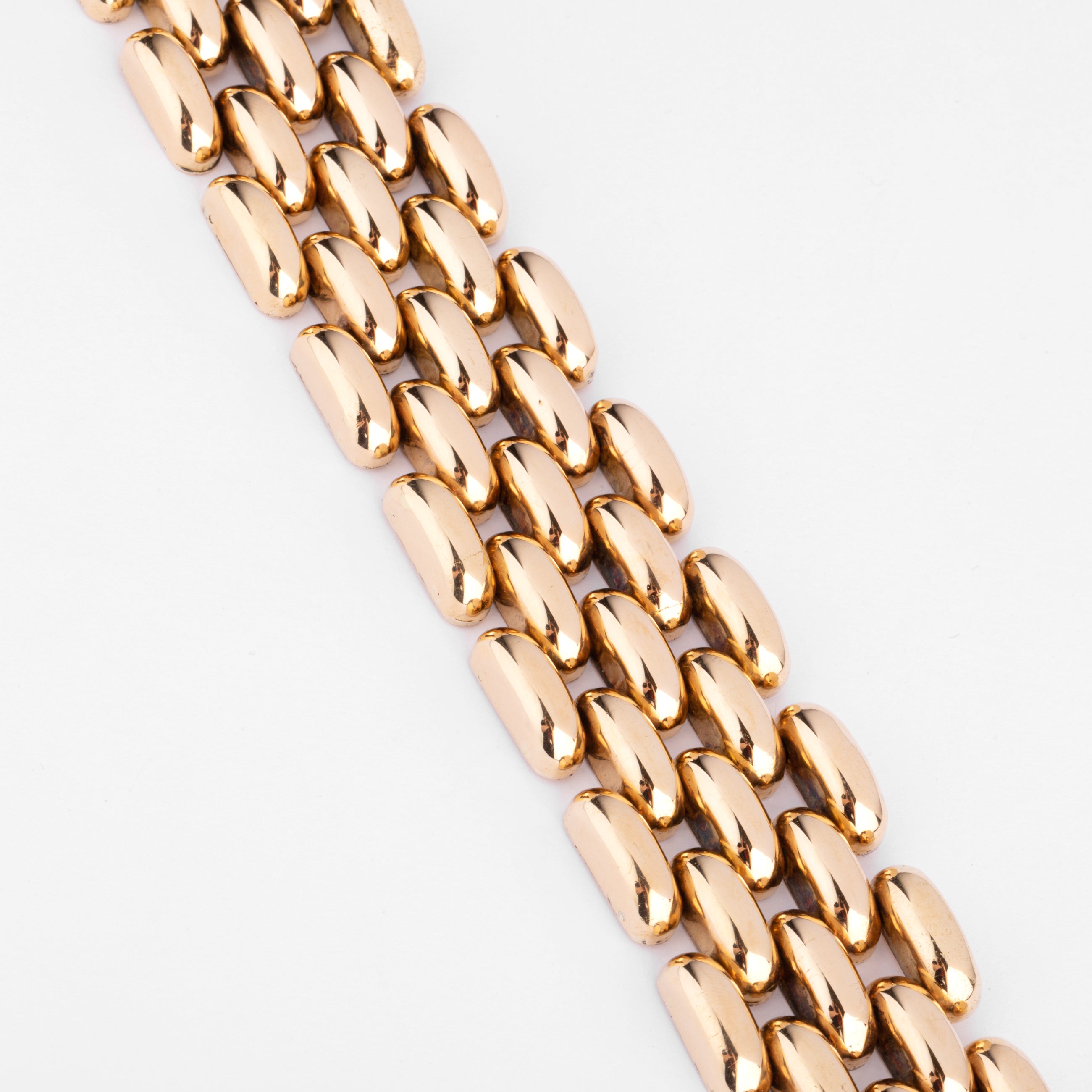 Bracelet manchette or jaune
