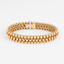 Charger l'image dans la galerie, Bracelet or jaune 18k signé et numéroté de la maison Boucheron collection Grains de Raisin
