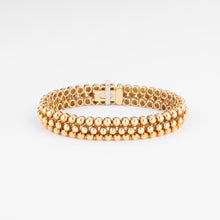 Charger l'image dans la galerie, Bracelet or jaune 18k signé et numéroté de la maison Boucheron collection Grains de Raisin
