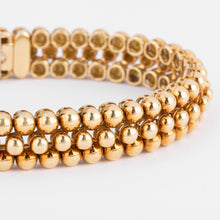 Charger l'image dans la galerie, Bracelet or jaune 18k signé et numéroté de la maison Boucheron collection Grains de Raisin
