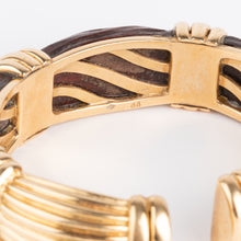 Charger l'image dans la galerie, Bracelet jonc OJ Perrin en or jaune et bois d'amourette
