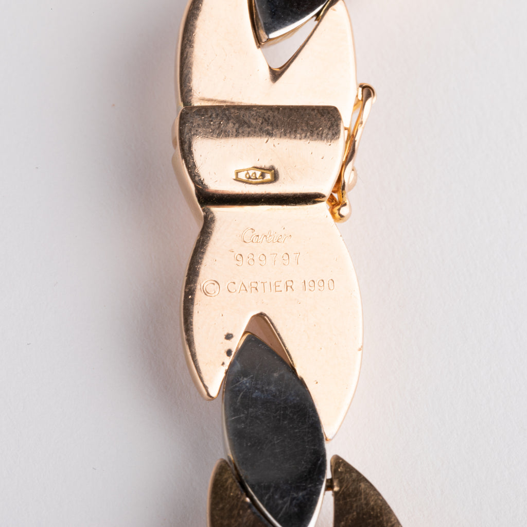 Collier de la maison Cartier bi-colore