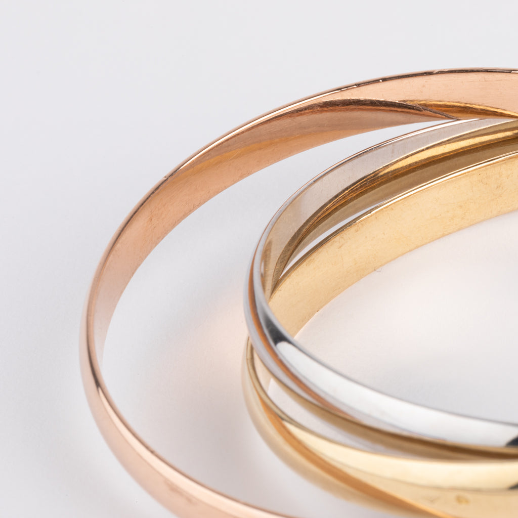 Bracelet 3 ors de la maison Cartier collection Trinity