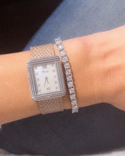 Charger l'image dans la galerie, Bracelet riviere or et platine orné de diamant taille brillant
