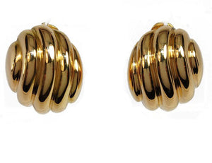 Boucles d'oreilles or jaune Cartier