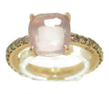 Bague signée Pomellato modèle baby en quartz rose - adalgyseboutique