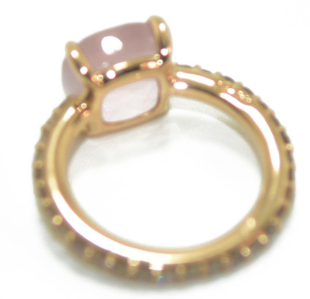 Bague signée Pomellato modèle baby en quartz rose - adalgyseboutique