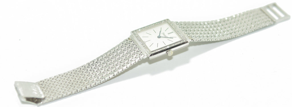 Montre Piaget or gris et diamant - adalgyseboutique