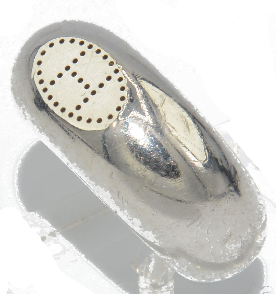 Bague en argent signée Hermès
